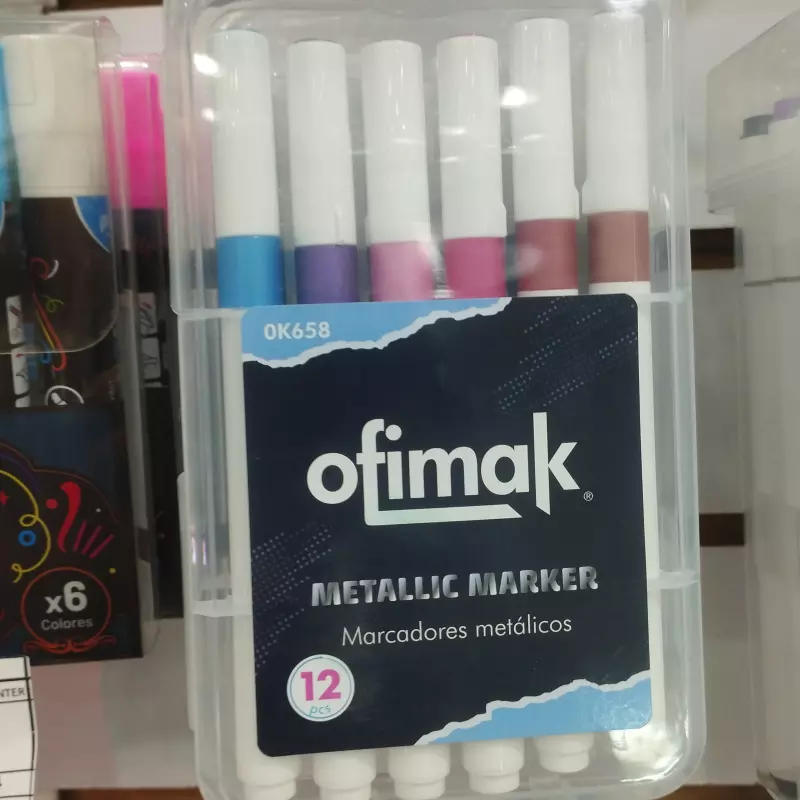 Marcadores metálicos ofimak