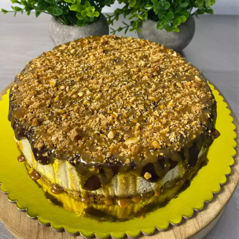 Choco-Caramel Cheesecake