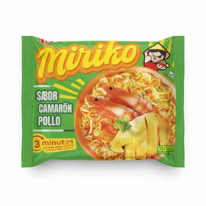 Sopa instantánea de camarón