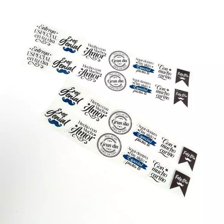 Stikers Dtf frasco padre