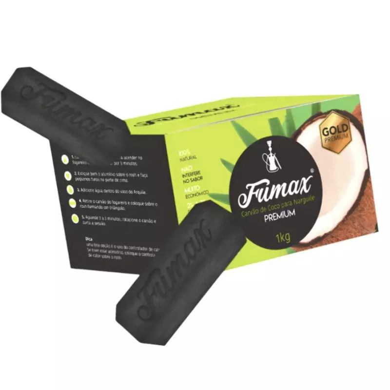 Carvão de coco Fumax