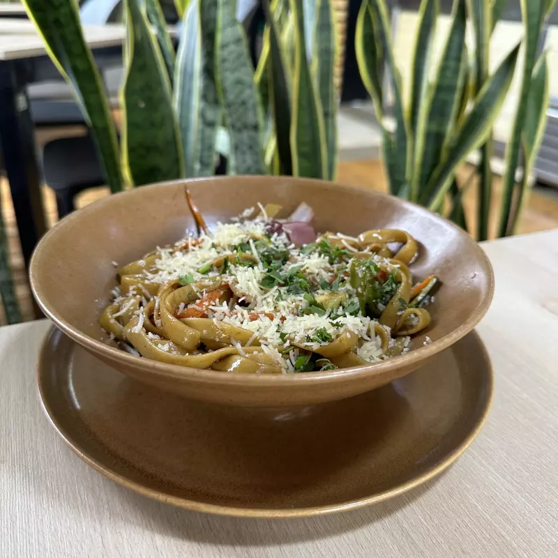 PASTA JARDINERA-MENU VEGETARIANO