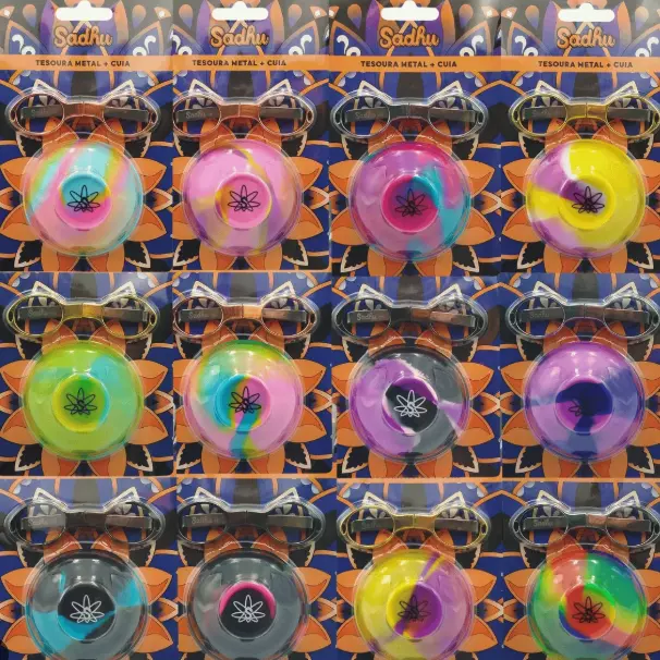 KIT SADHU - TESOURA METAL + CUIA