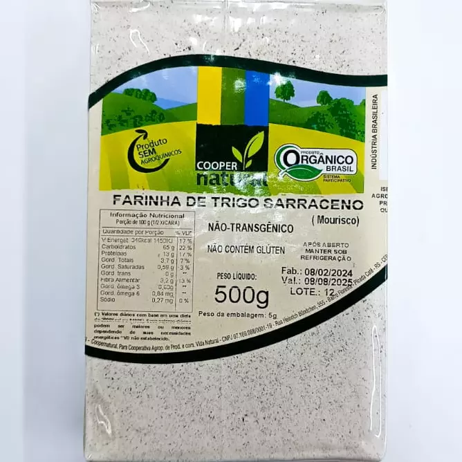 FARINHA DE TRIGO SARRACENO 500gr