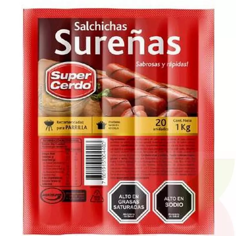 salchicha sureña SuperCerdo 1K