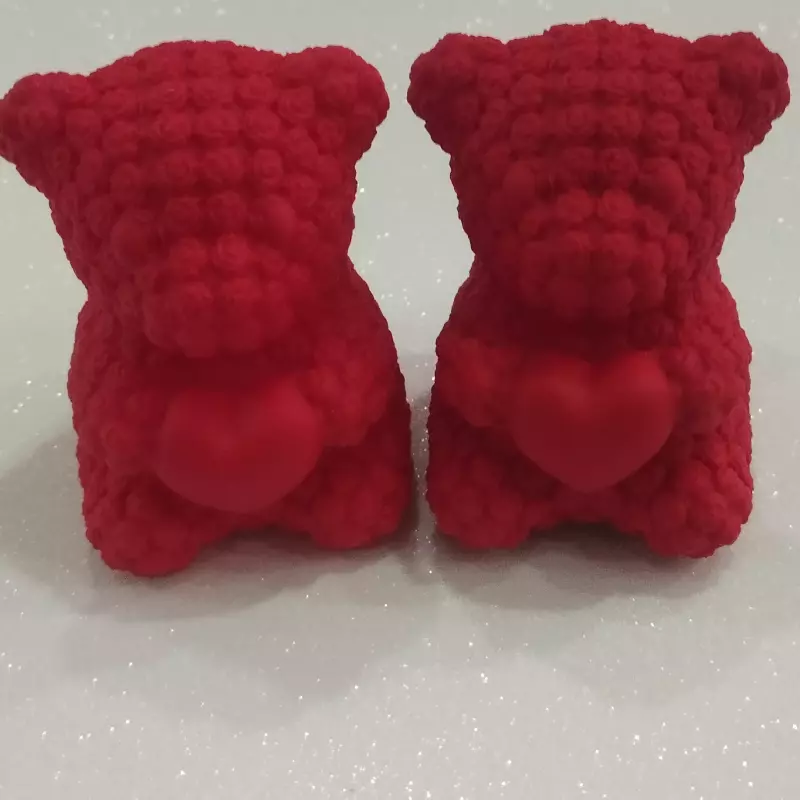 Lámpara en forma de oso con rosas 🐻