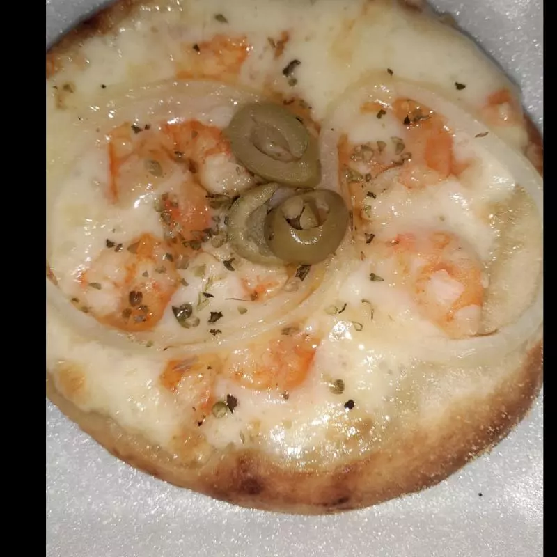 camarão com queijo