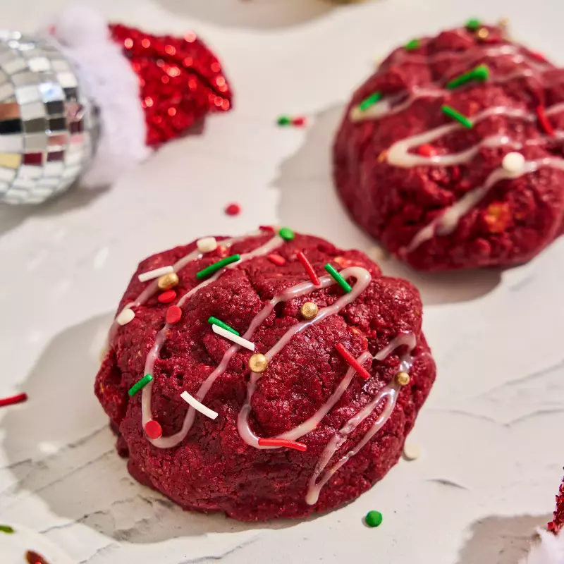 Red Christmas cookie