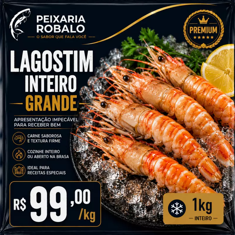 Lagostim Inteiro Grande