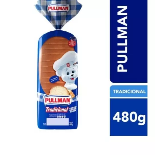 Pão de forma 480 g uma Pullman