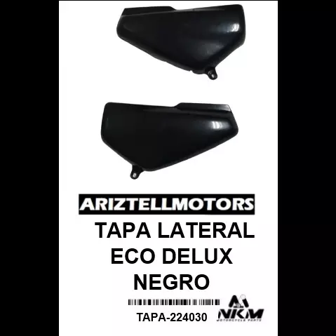 TAPA LATERAL ECO DELUX NEGRO