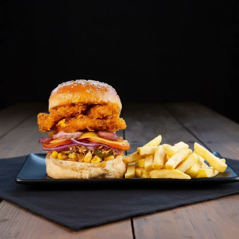 POLLO CRISPY + PAPAS