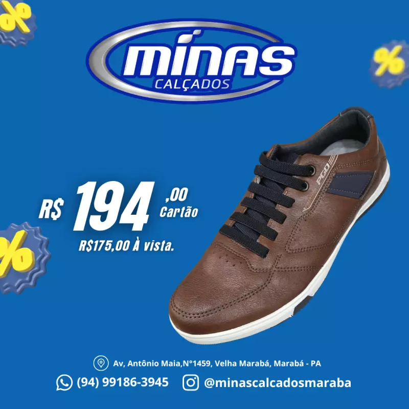 Sapatênis Pinhão RF:170420