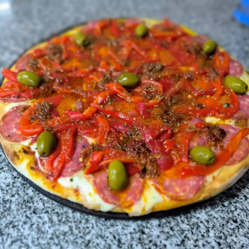 13. Pizza Súper Picante