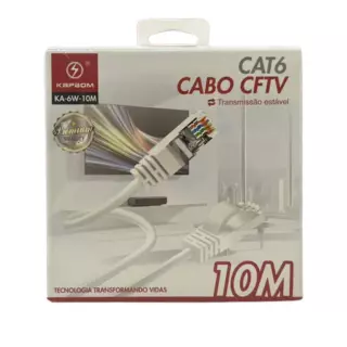 CABO DE REDE KAPBOM 10M KA-6W-10M