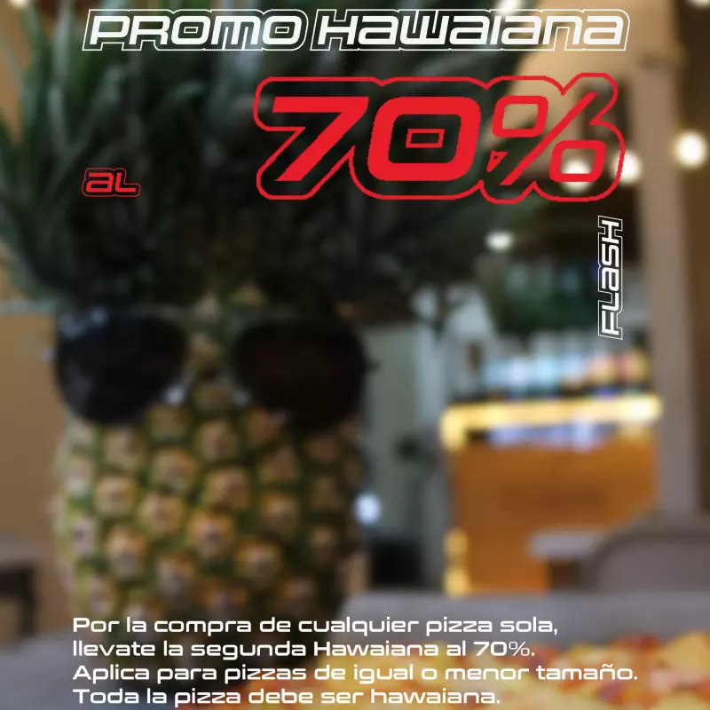Personal + Hawaiana al 70%