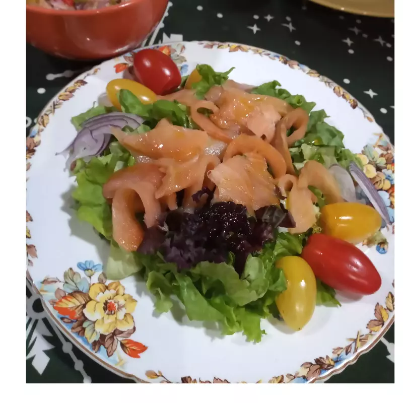 Ensalada de Salmón ahumado