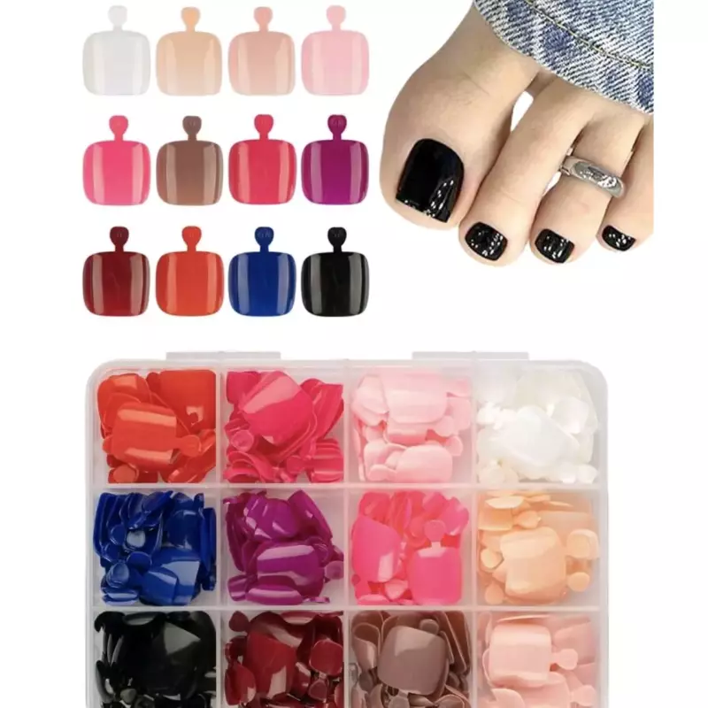 Tips de pie colores