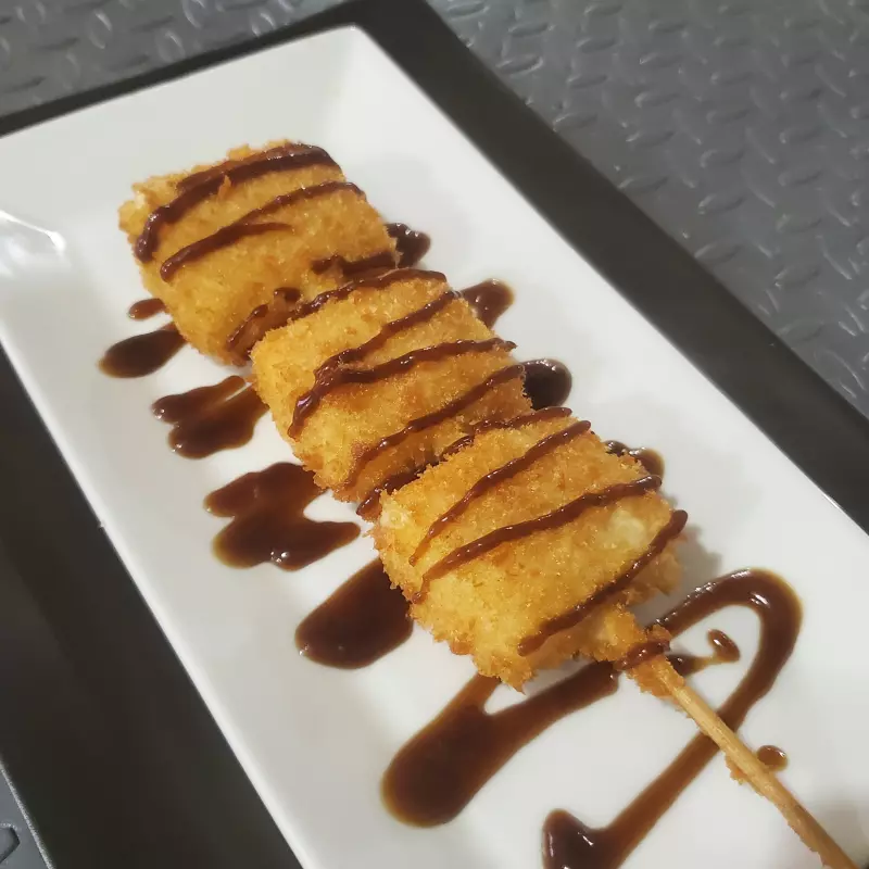 Brocheta de Queso Gouda