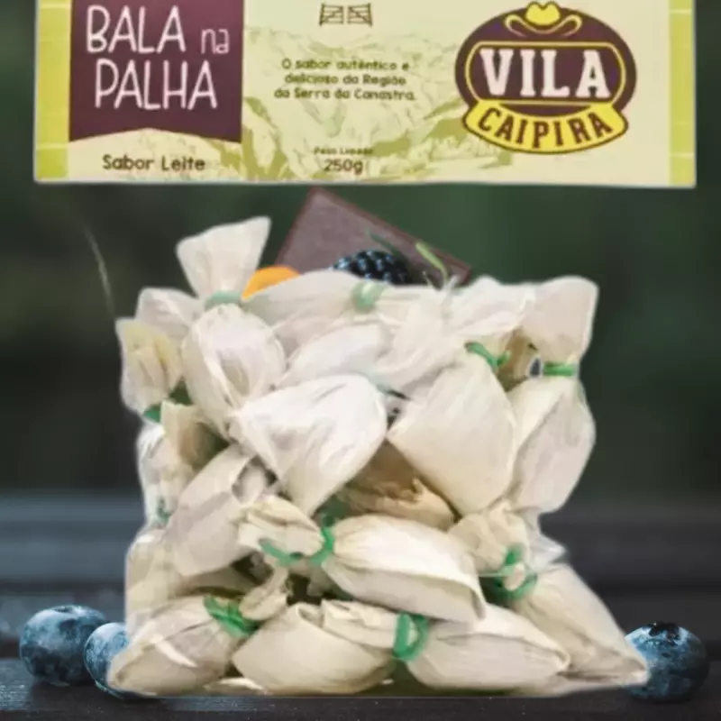 BALA DA PALHA VILLA CAIPIRA  250G