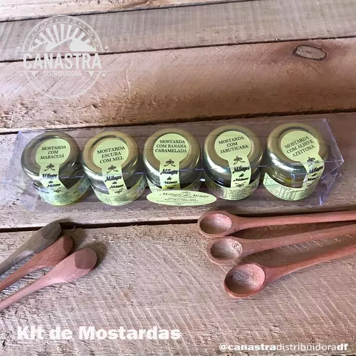Kit de Mostardas 5 Sabores