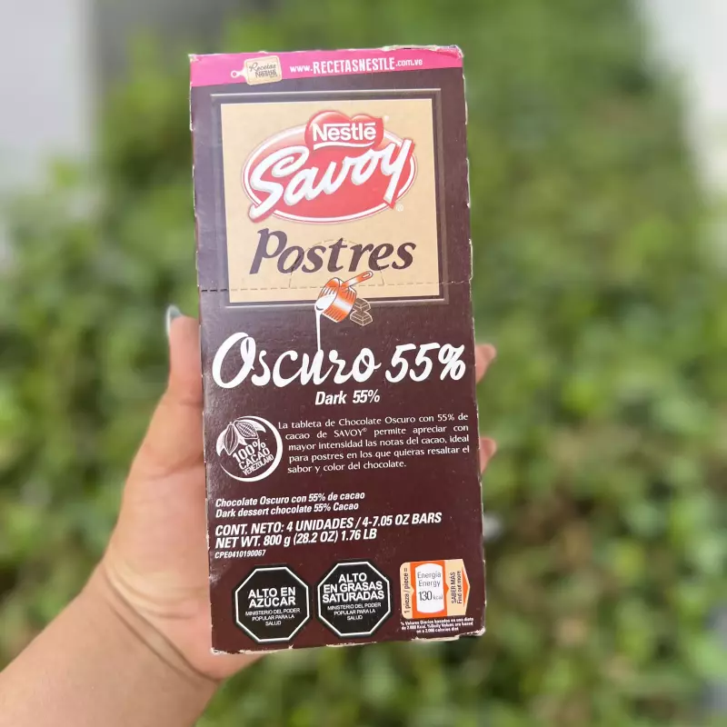 Postre Savoy cacao marrón 55%