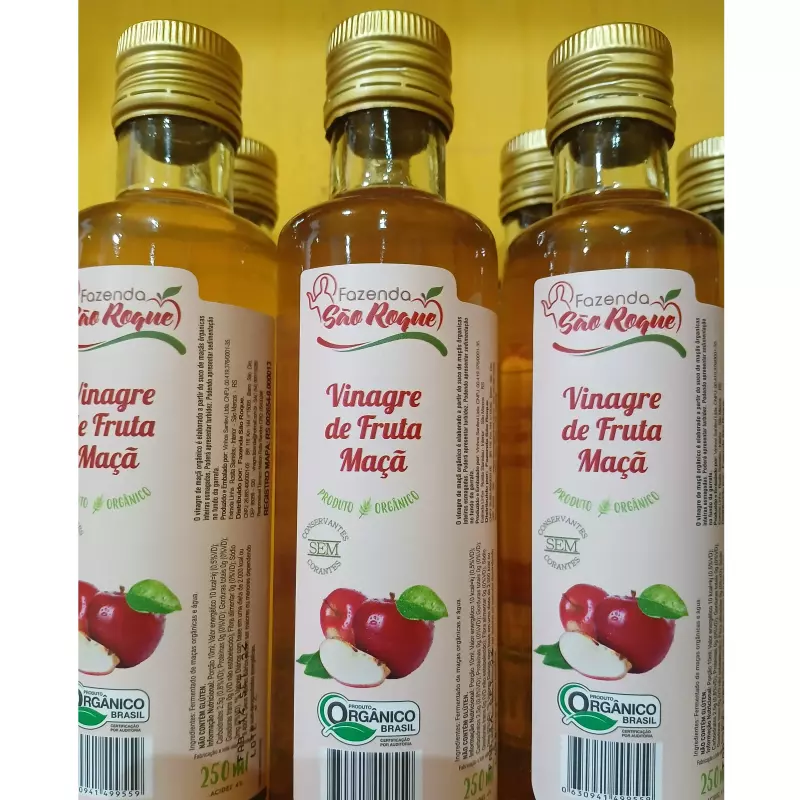 Vinagre de Fruta Maçã Orgânico