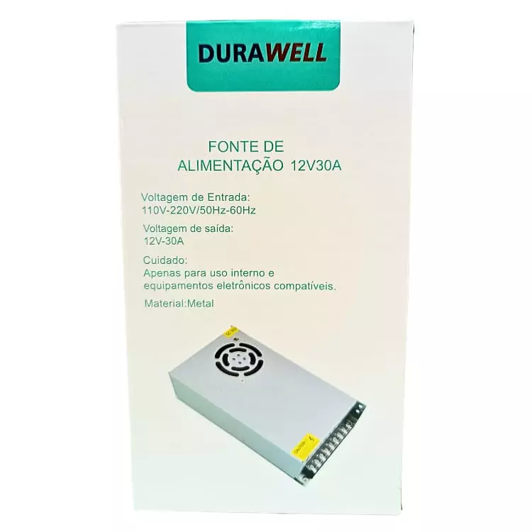 FONTE COMEIA DURAWELLL 12V 30A