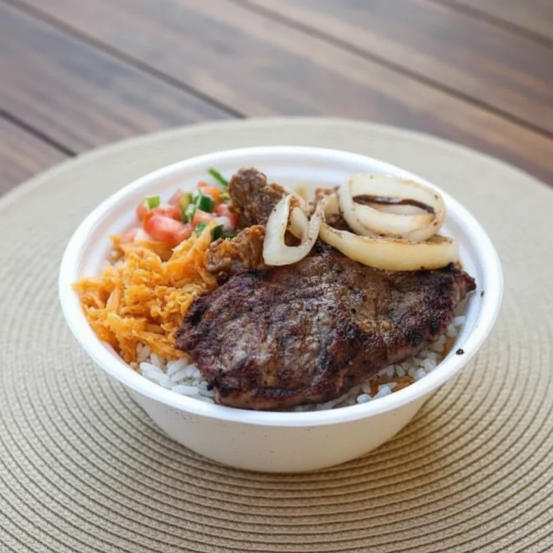 Marmita m individual duas carnes