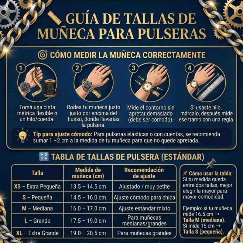 Como medir tu muñeca