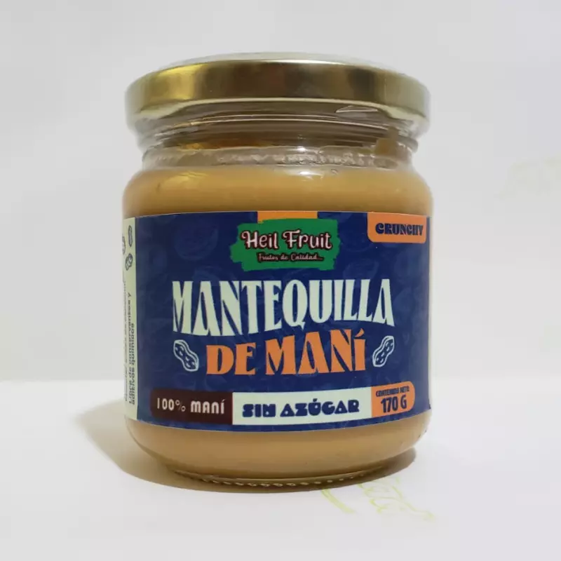 MANTEQUILLA DE MANI"CRUNCHY" x 180gr