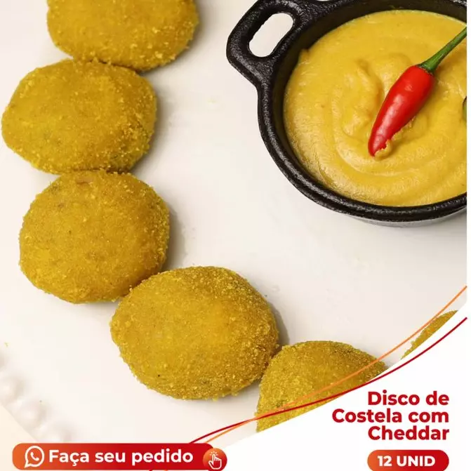 DISQUINHO DE COSTELA C/ QUEIJO 12 UN
