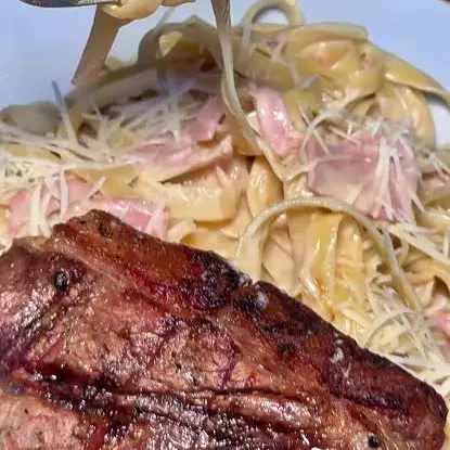 PICAÑA CON FETTUCCINE