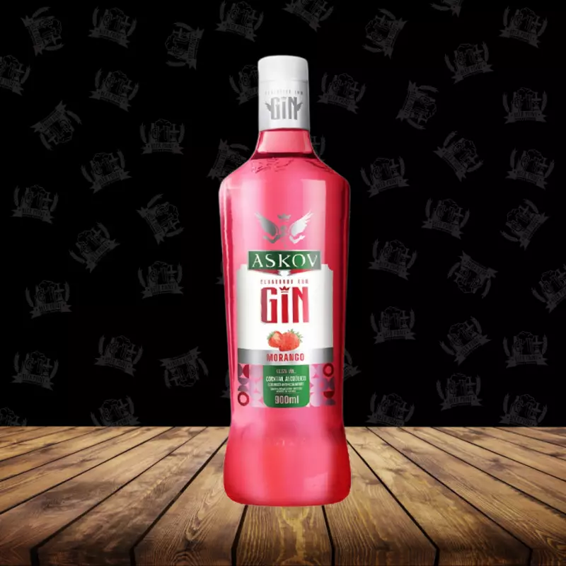 Gin Askov Morango 900ml