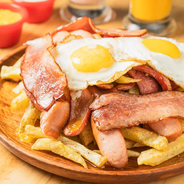 Combo 4 - Salchi America + Jugo