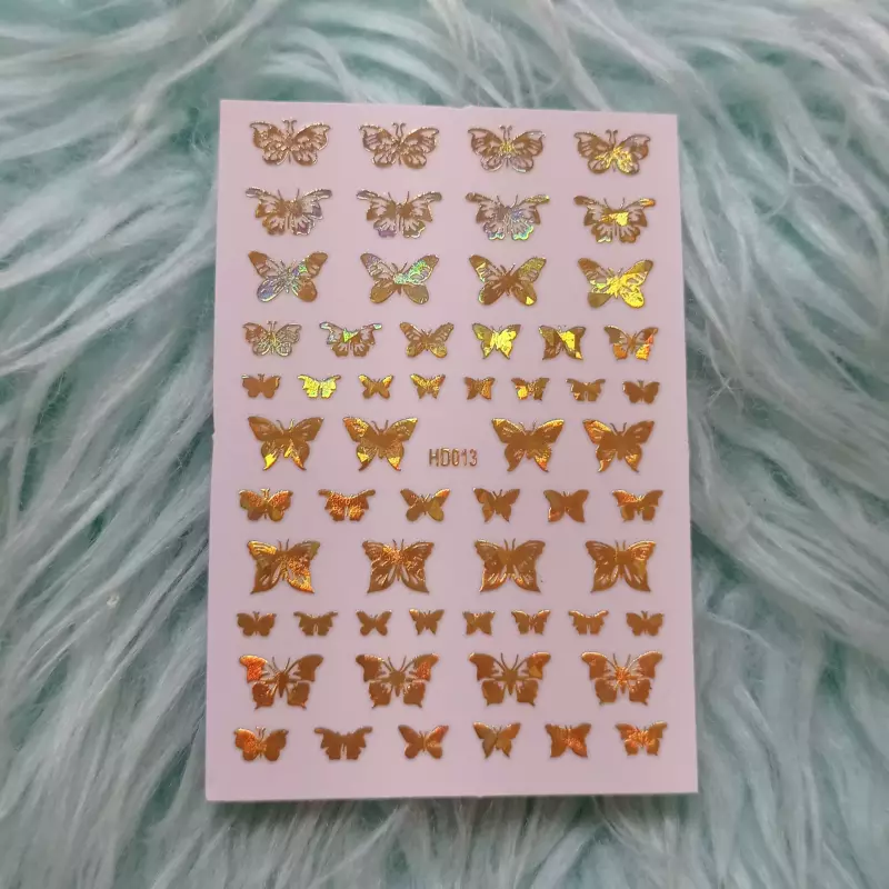 Calcomanía dorada (HD013)