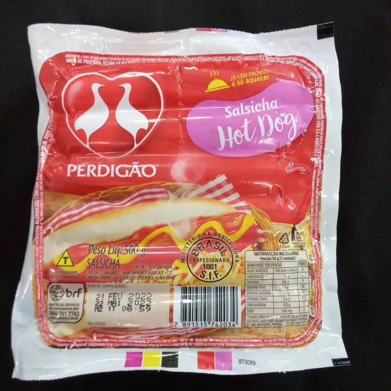 Salsicha Hot Dog Perdigão 500g
