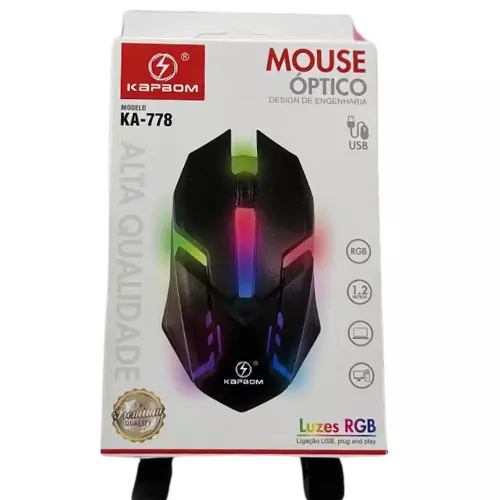 MOUSE C/FIO KAPBOM  RGB KA-778