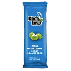 Gelo Coco Leve - Sabor Coco