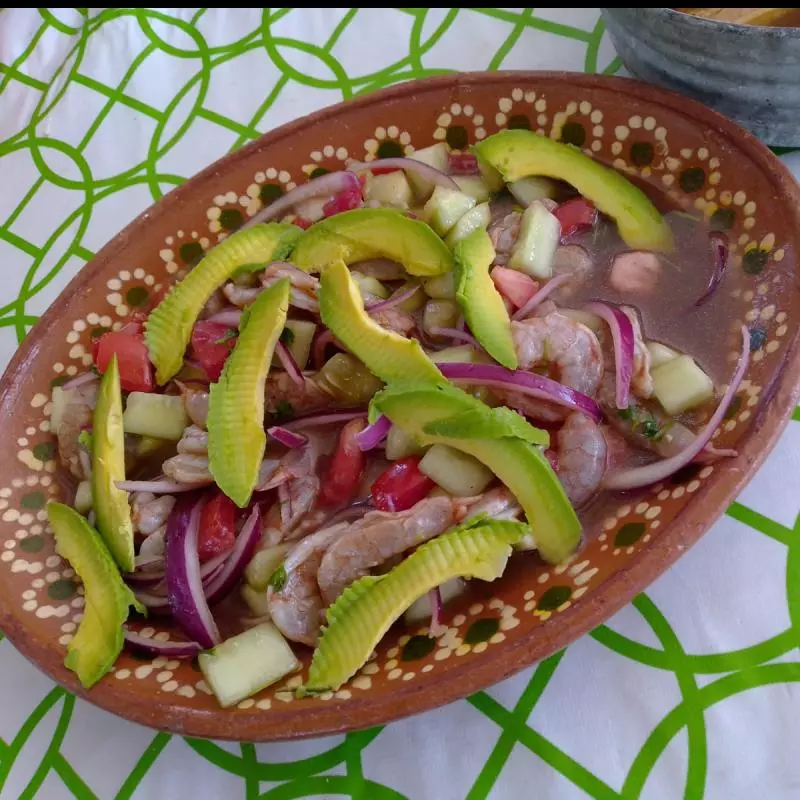 Ceviche de camarón