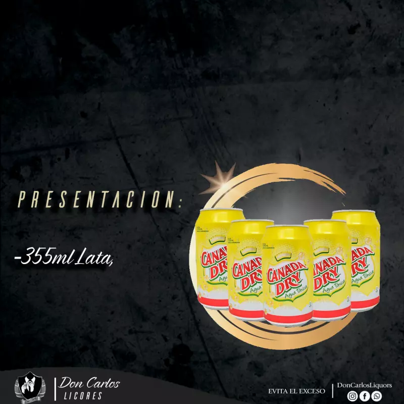 Agua tonica Canada Dry
