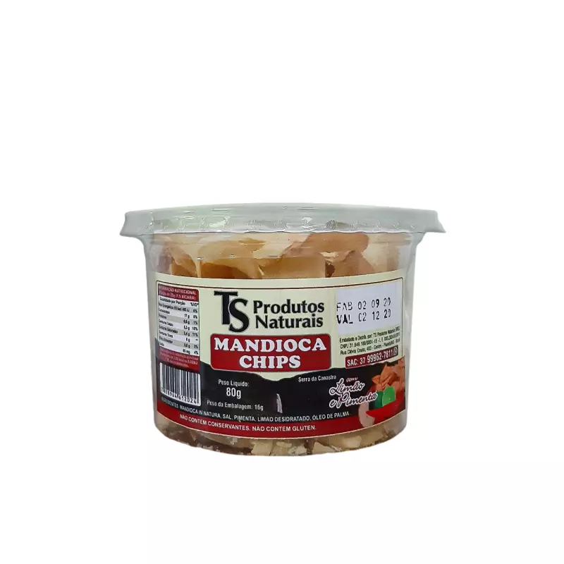 409 - Mandioca Limão e Pimenta Tipo Chips TS