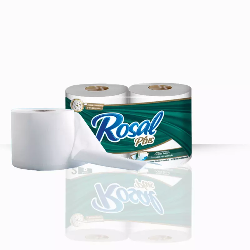 PAPEL HIGIENICO ROSAL (VERDE) 215 H