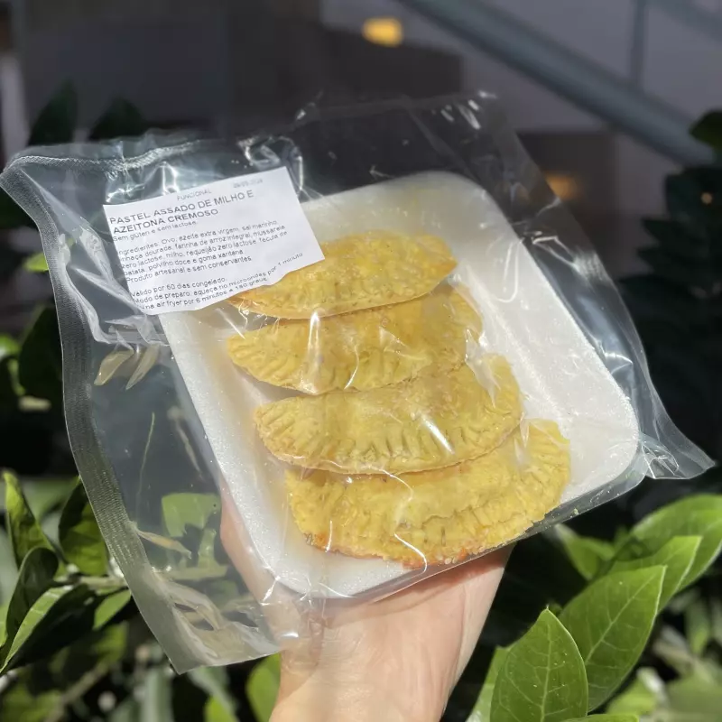 PASTEL ASSADO VEGETARIANO CONGELADO