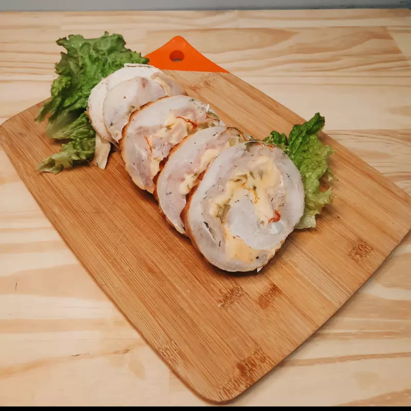 Arrollado de pollo