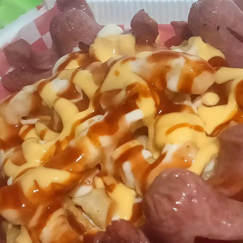 Salchipapas citricas