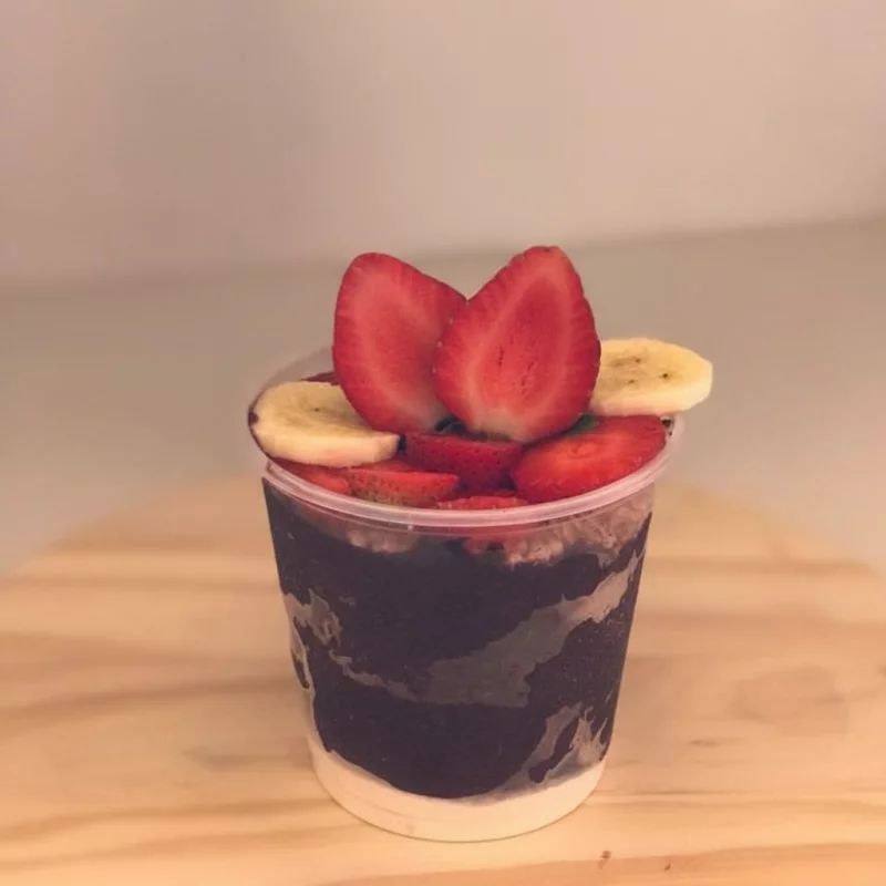 Pote com 300ml de AÇAÍ