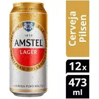 Cerveja Amstel lt 473ml