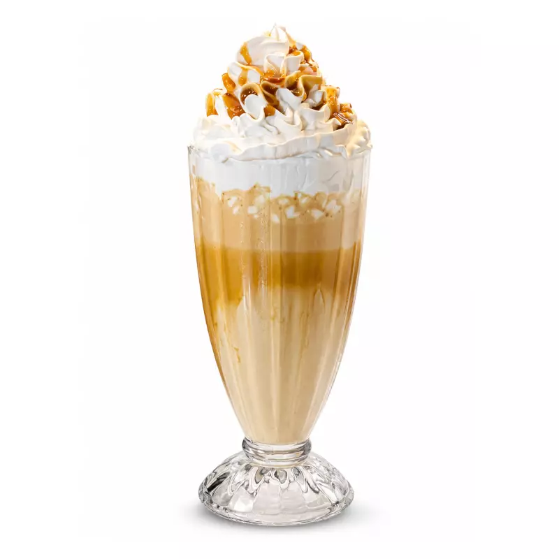 Frapê de doce de leite com café