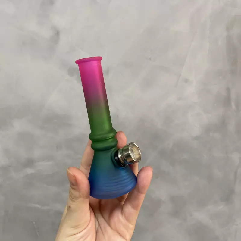 Mini bong vidro colorido